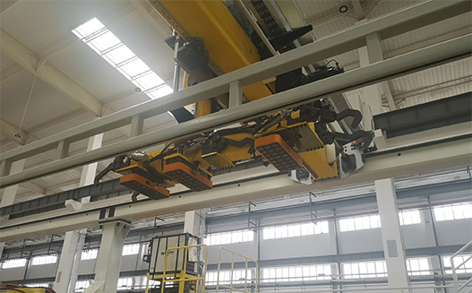 自動化電永磁_桁架機器人磁力搬運