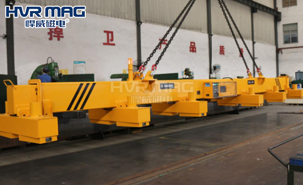 如何使用電永磁吊具搬運(yùn)長短不一鋼板？