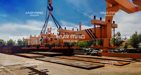 HM1磁力吊具_多臺聯(lián)吊中厚鋼板吊具